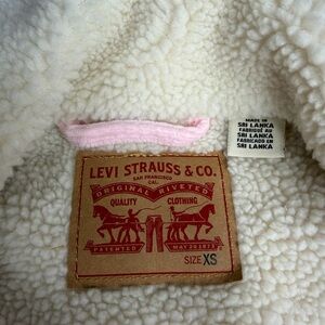 Levi Strauss & Co. Women's Jean Jacket - Cream used in good condition